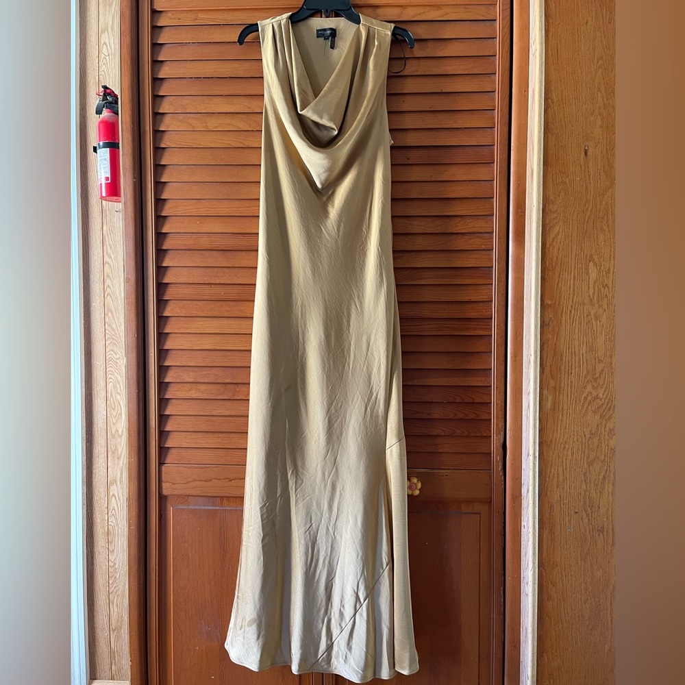 DONNA KARAN COWL NECK GOWN. Size 10 Women 
#186 - Picture 2 of 8